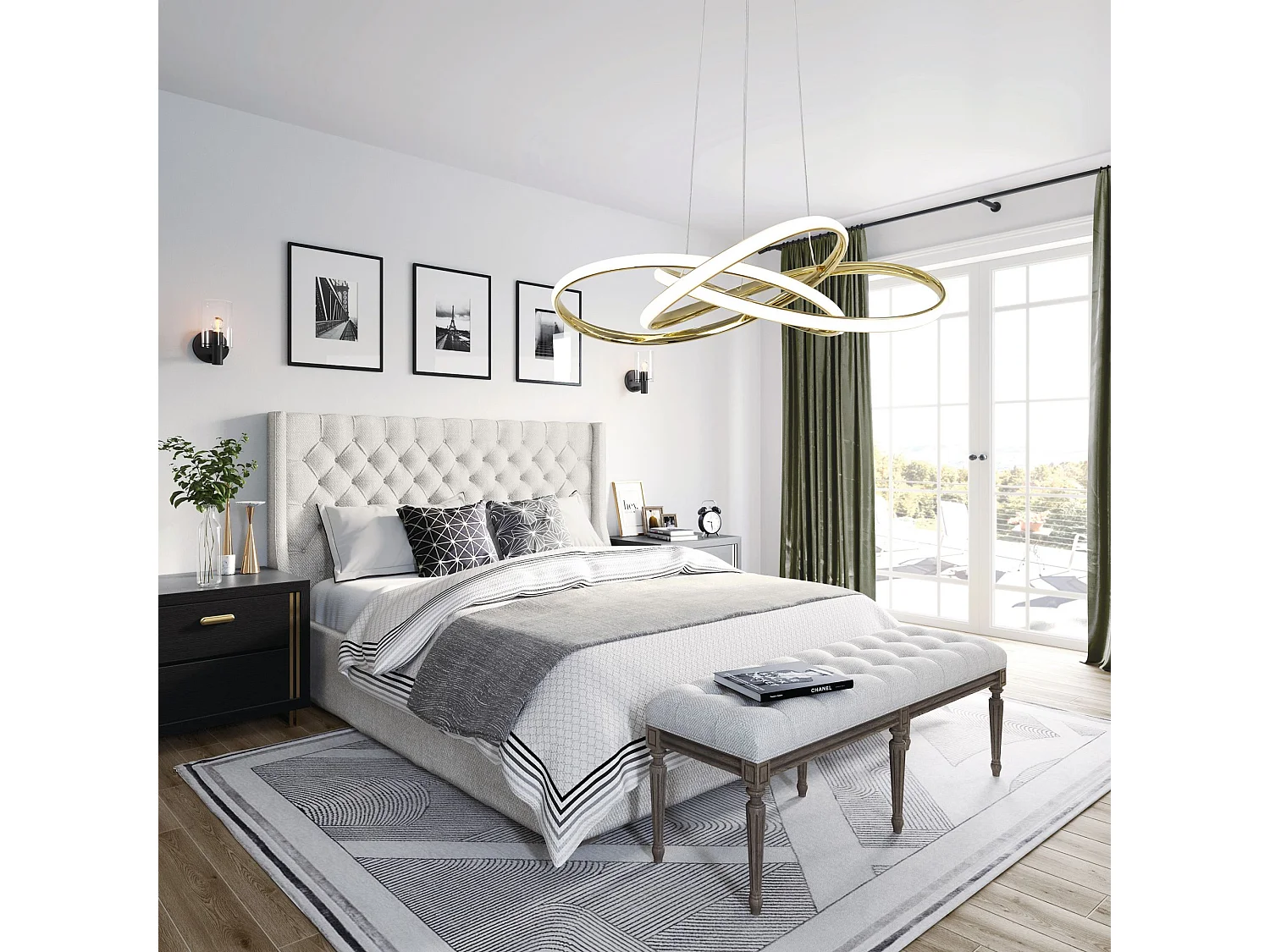 Lampe Suspendue Toolight Led App815-Cp Node Gold