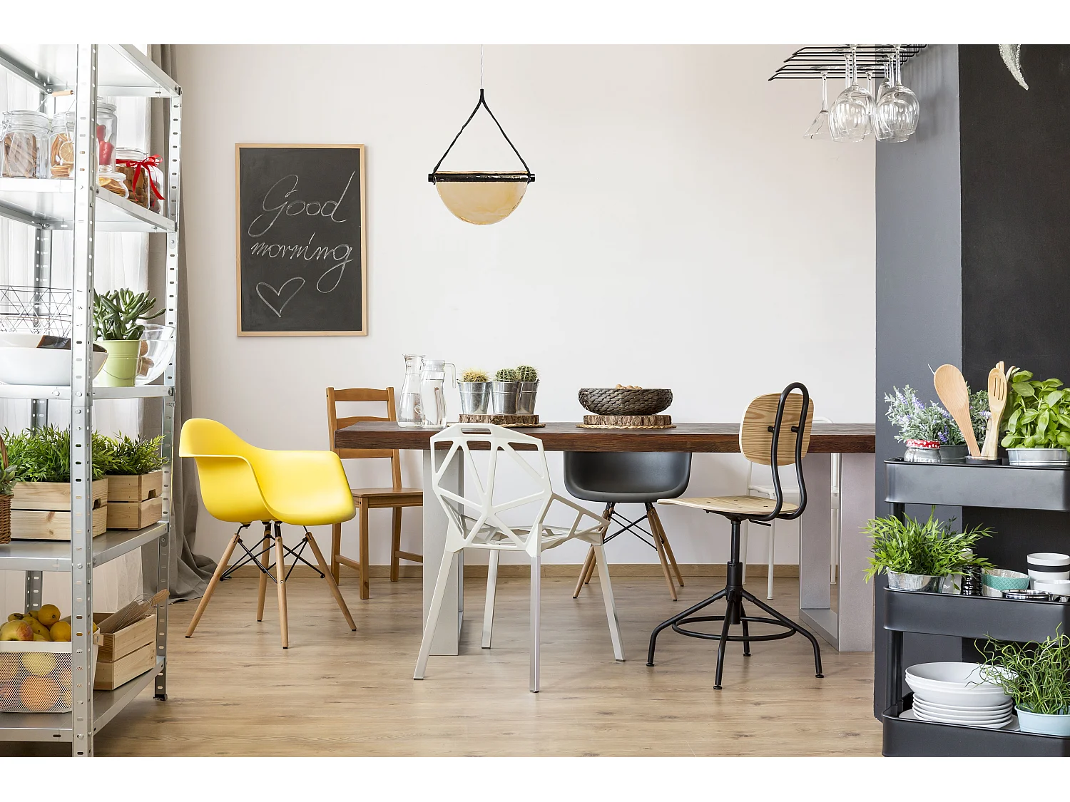 Lampe Suspendue Toolight App1077-Cp Black