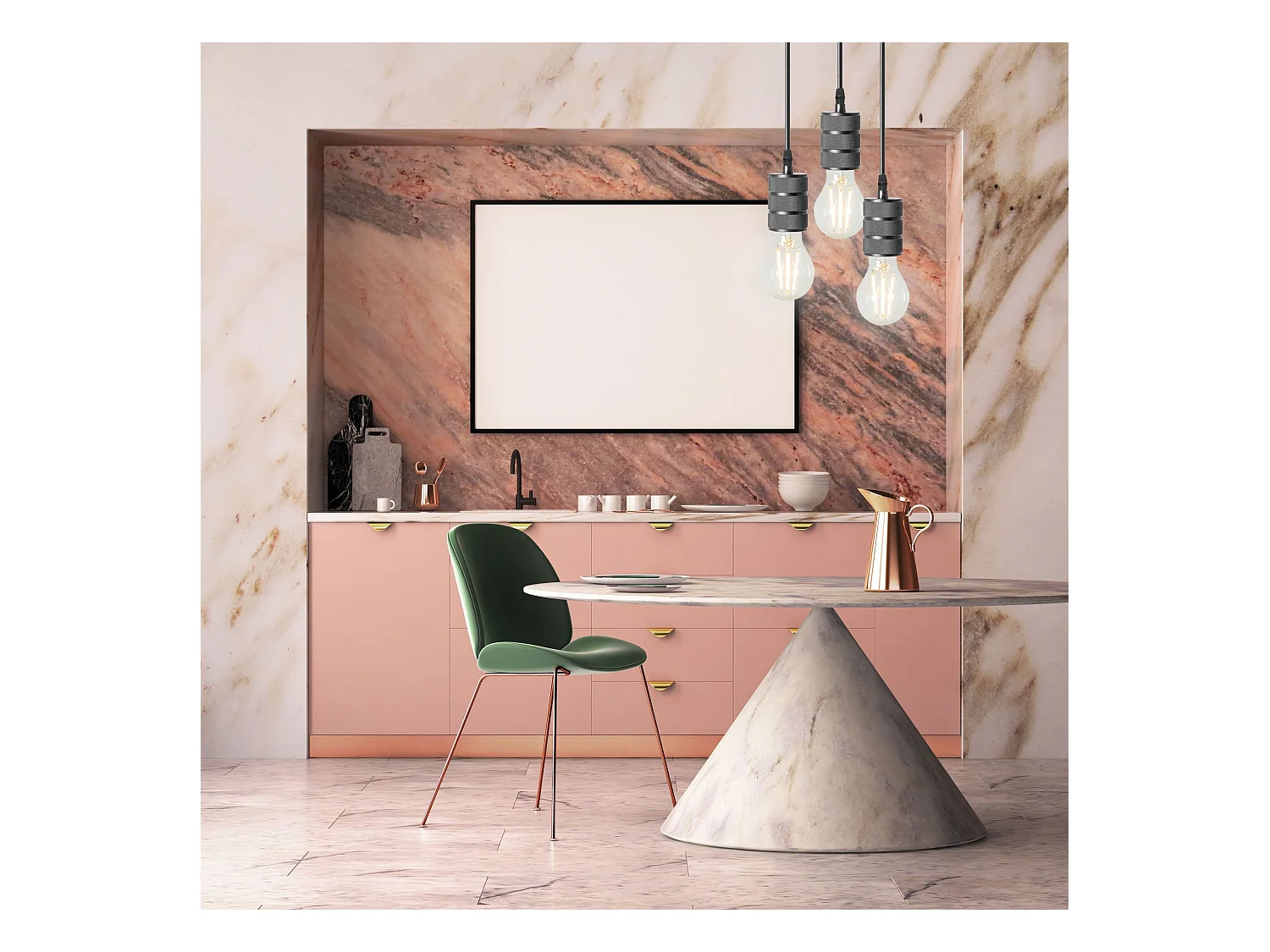 Lampe Suspendue Toolight App342-1Cp Black