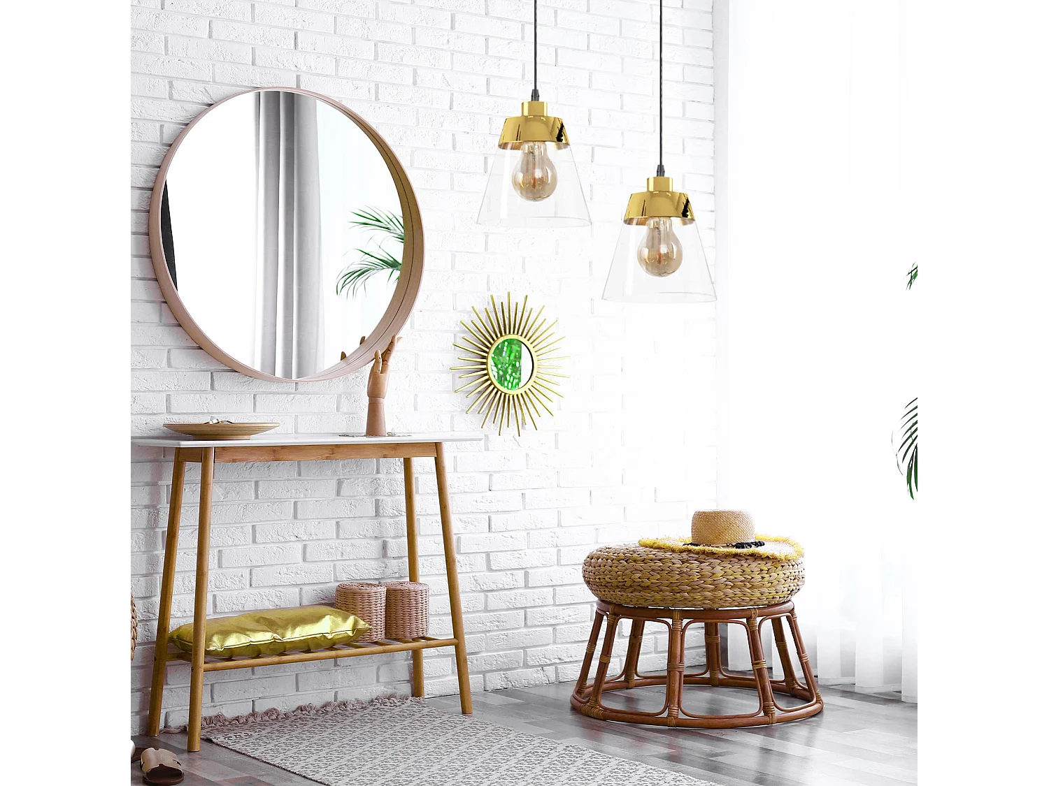 Lampe Suspendue Toolight App895-1Cp Gold