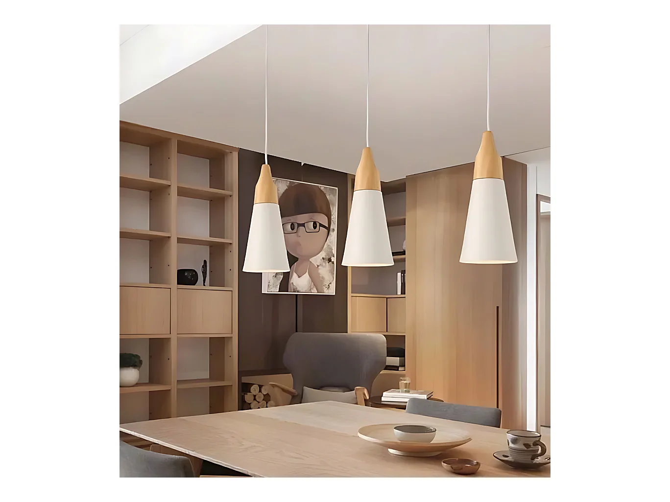 Lampe Suspendue Toolight App058-1Cp Scandi B White