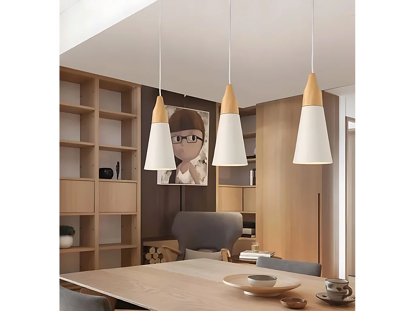 Lámpara Toolight App058-1Cp Scandi B White