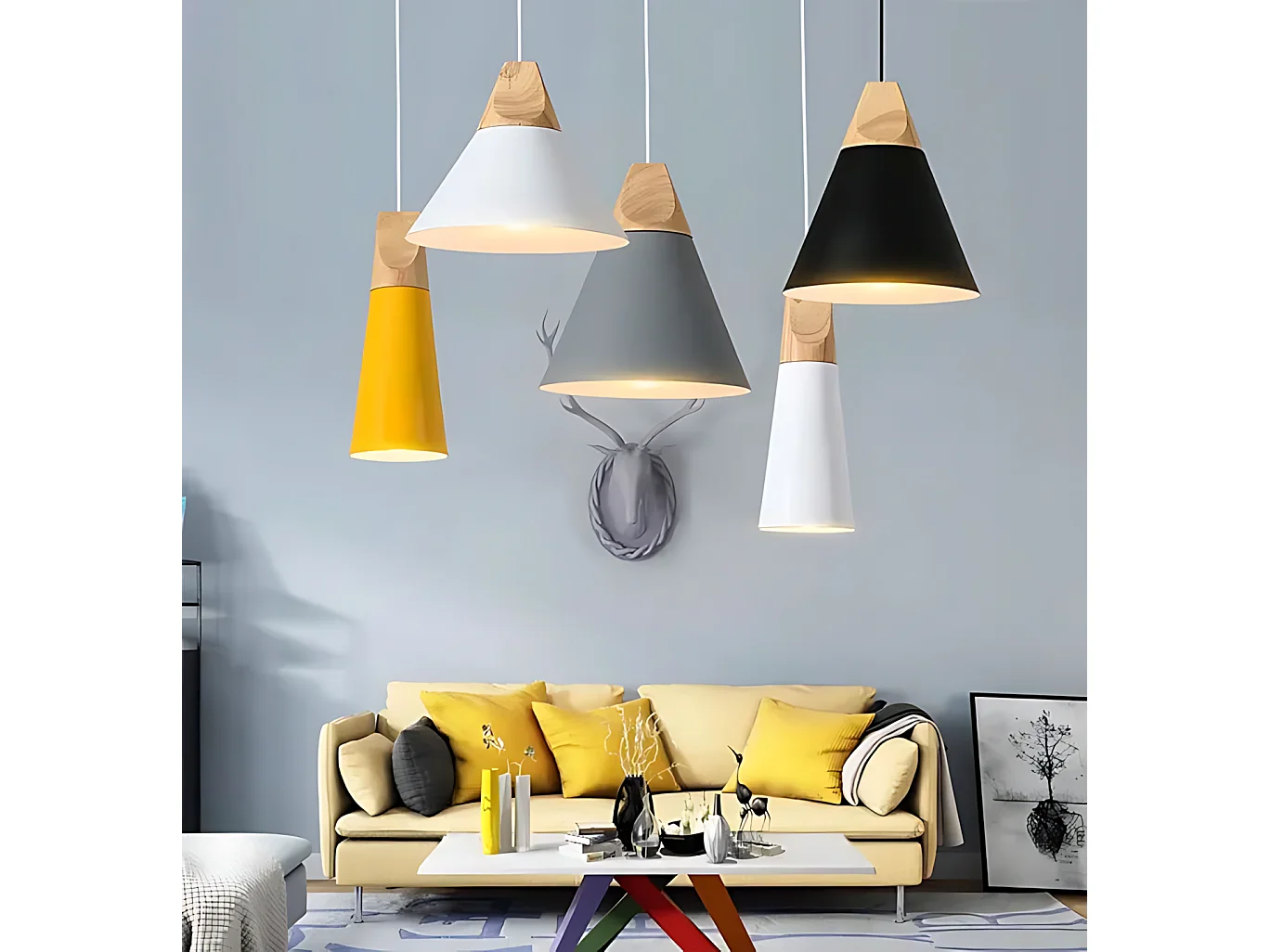 Lámpara Toolight App058-1Cp Scandi B White