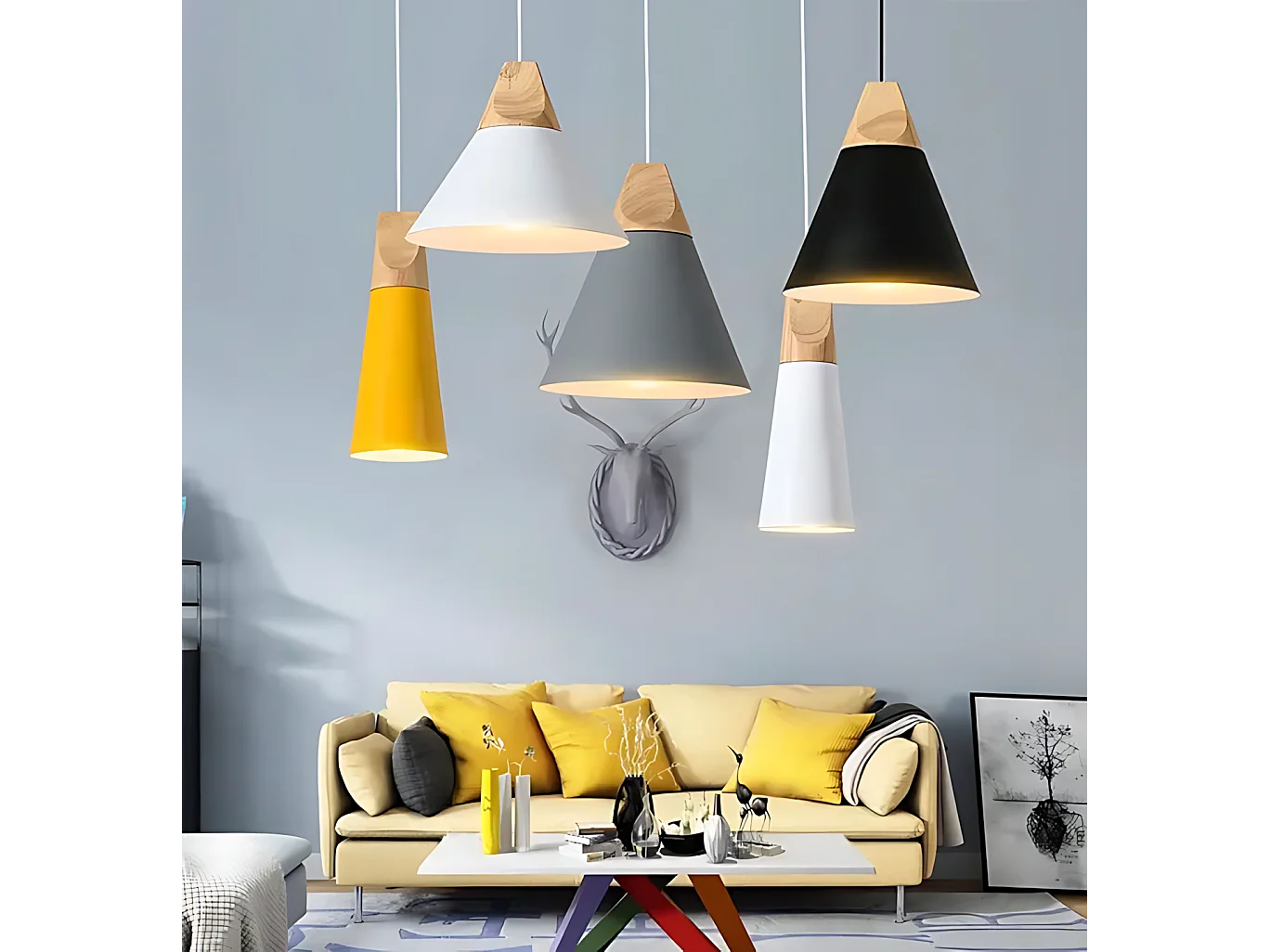 Lampe Suspendue Toolight App058-1Cp Scandi B White