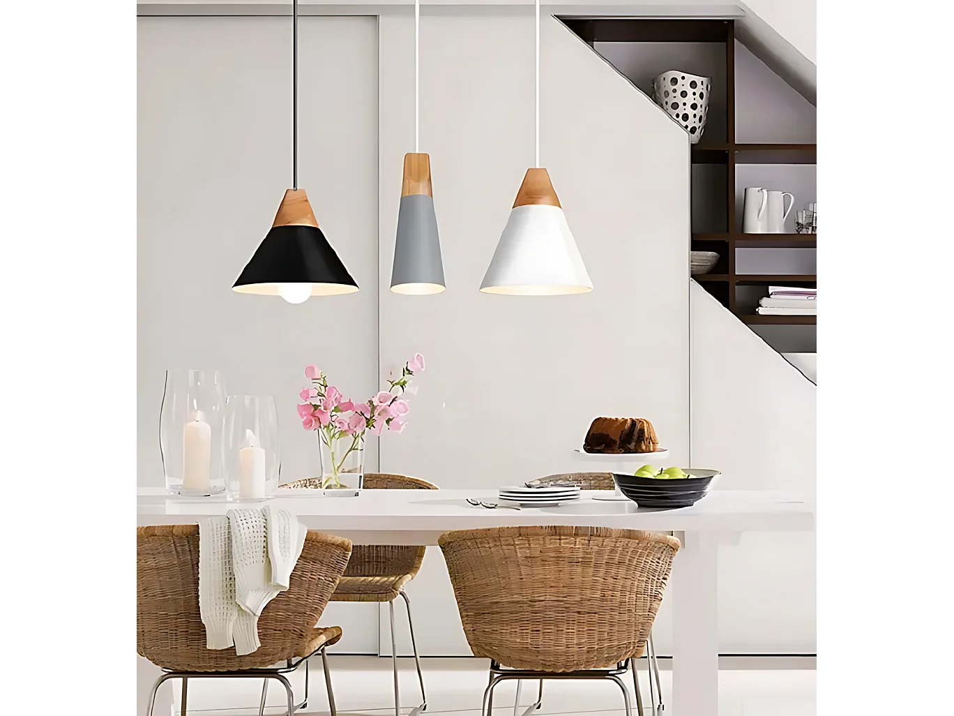 Lampe Suspendue Toolight App058-1Cp Scandi B White