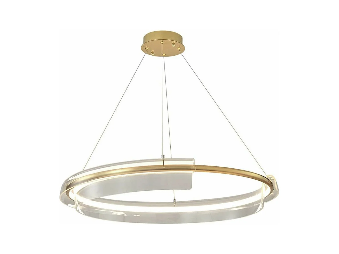 Hanglamp Toolight Led App1672-Cp Brush Gold