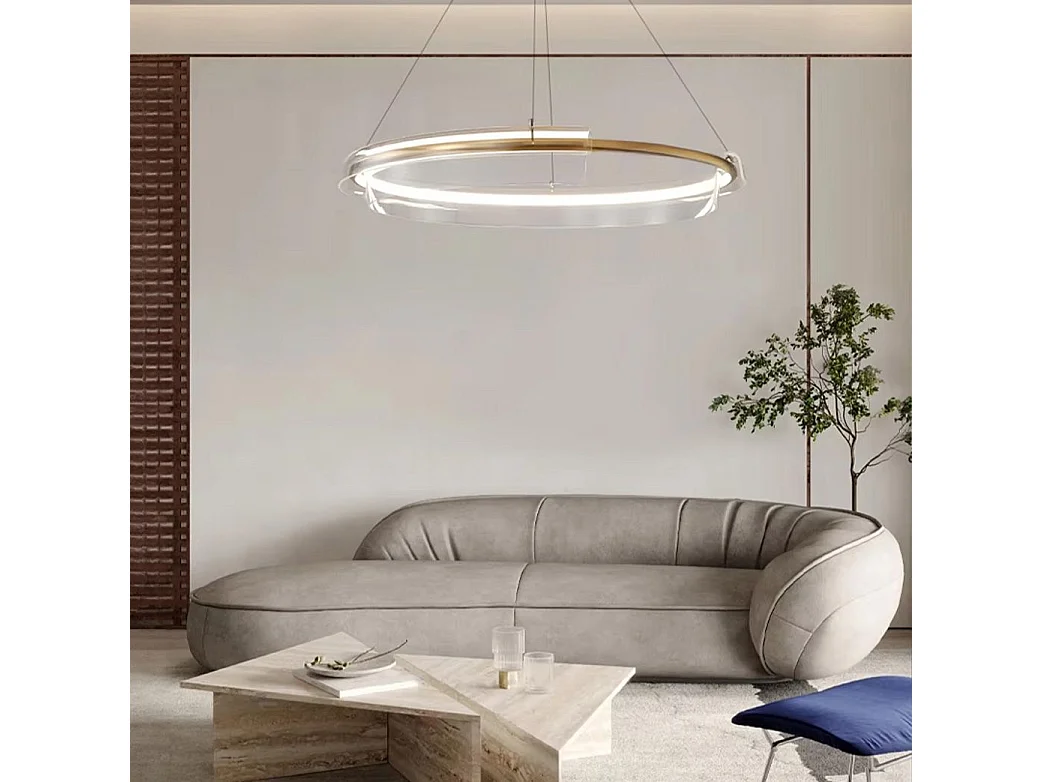 Candeeiro Suspenso Toolight Led App1672-Cp Brush Gold