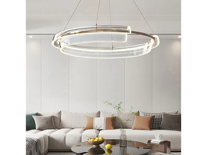 Candeeiro Suspenso Toolight Led App1672-Cp Brush Gold