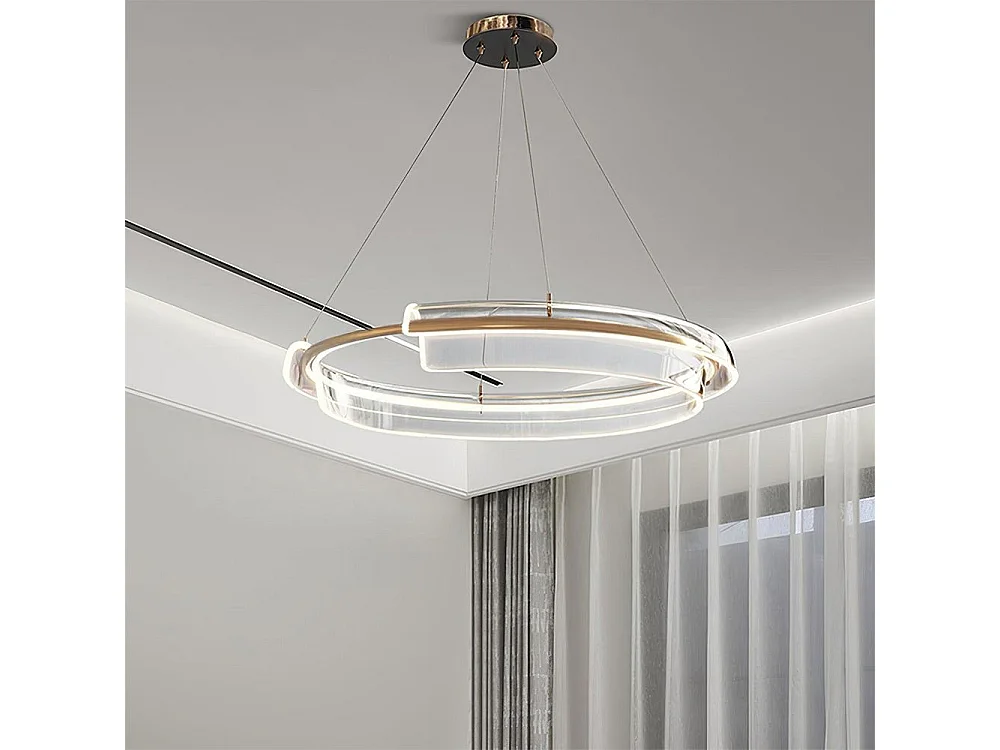 Candeeiro Suspenso Toolight Led App1672-Cp Brush Gold