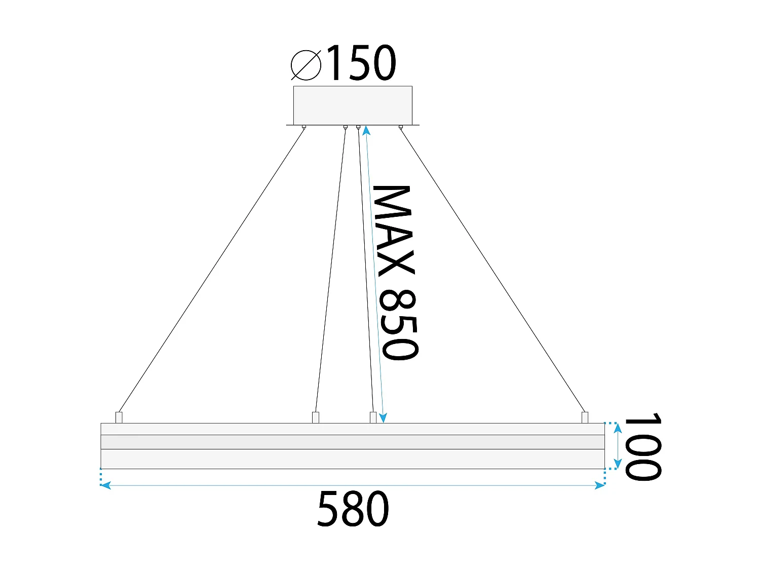Candeeiro Suspenso Toolight Led App1672-Cp Brush Gold
