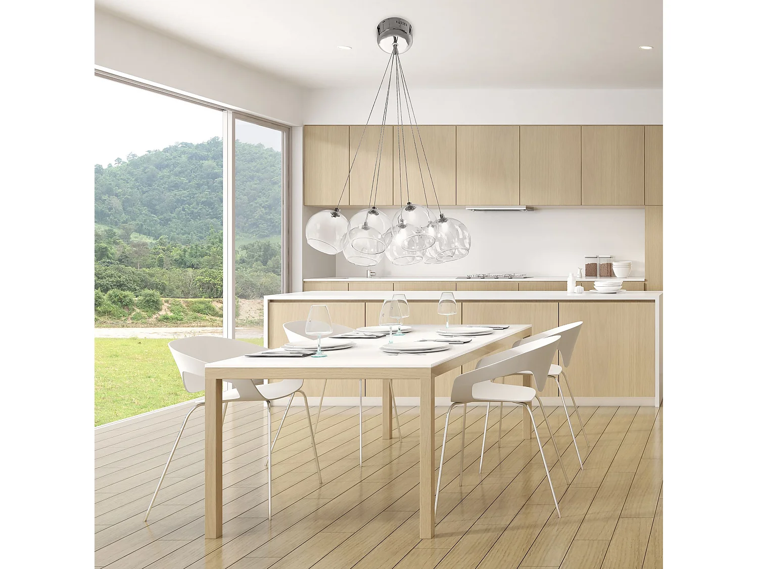 Hanglamp Toolight App560-7Cp Transparent