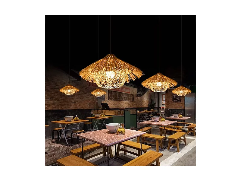 Lampe Suspendue Toolight App1636-1Cp Boho Beige