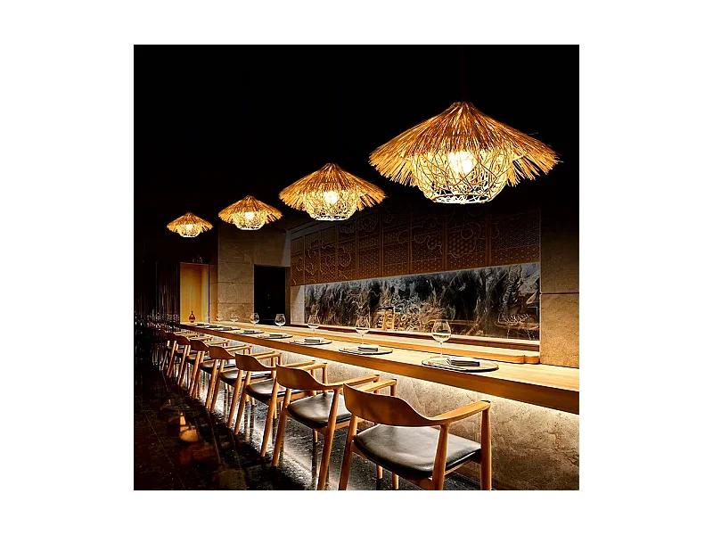 Lampe Suspendue Toolight App1636-1Cp Boho Beige