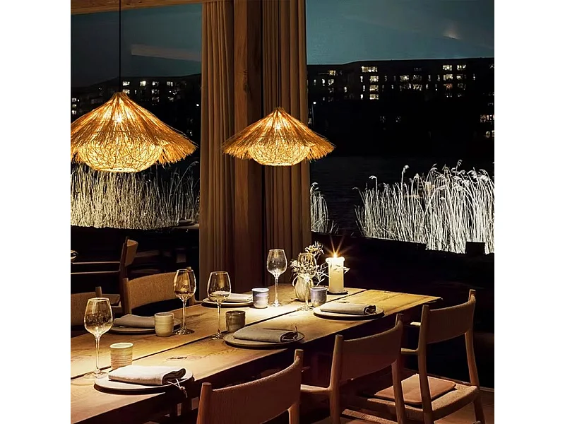 Lampe Suspendue Toolight App1636-1Cp Boho Beige