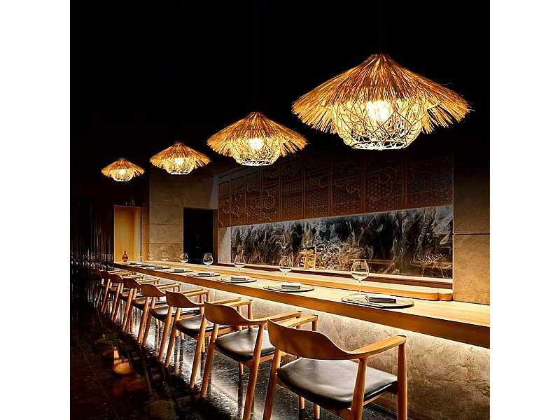 Lampe Suspendue Toolight App1636-1Cp Boho Beige