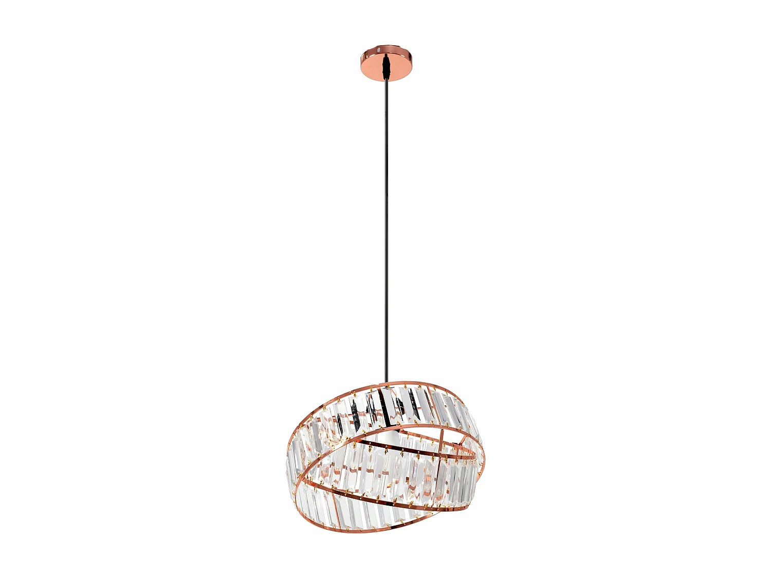 Candeeiro Suspenso Toolight App1105-1Cp Rose Gold