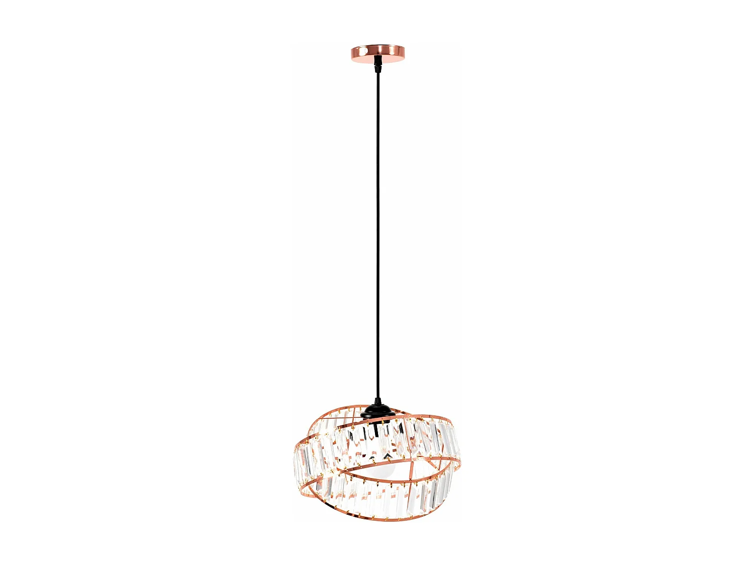 Candeeiro Suspenso Toolight App1105-1Cp Rose Gold