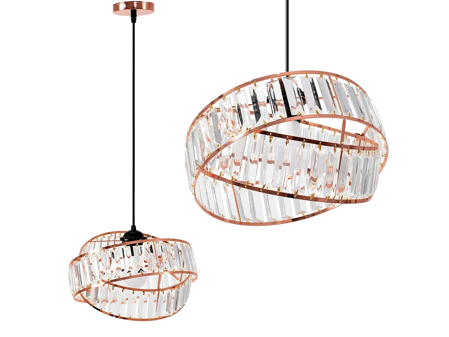 Lampe Suspendue Toolight App1105-1Cp Rose Gold