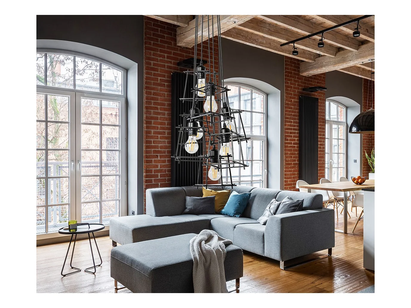 Lampe Suspendue Toolight App221-7Cp Black