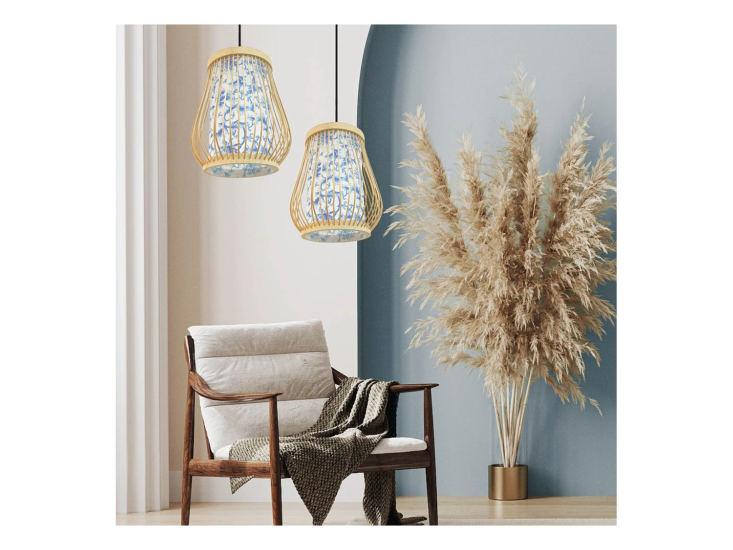 Lampe Suspendue Toolight App1635-1Cp Brown