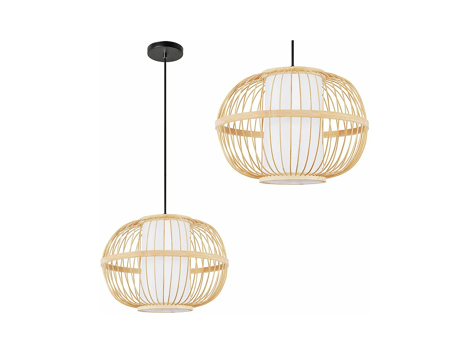 Lampe Suspendue Toolight App1631-1Cp Boho 30Cn Beige