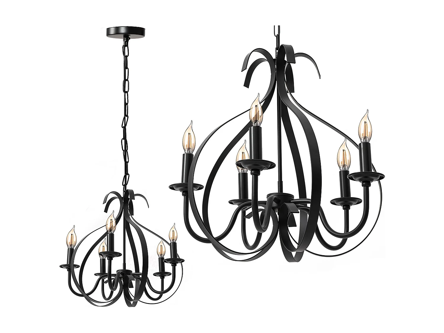 Lampada Toolight App255-5C Black