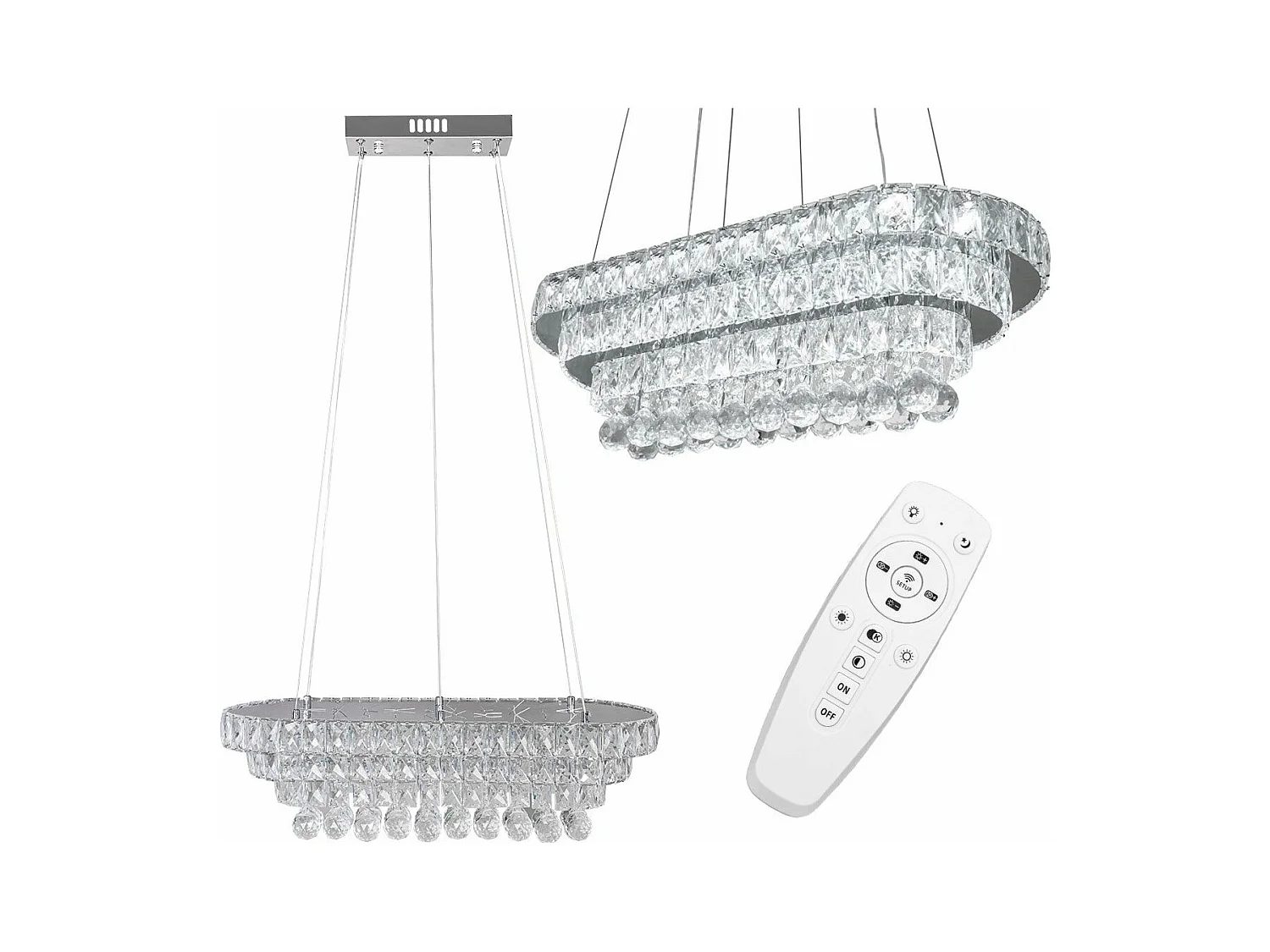 Hanglamp Toolight App417-Cp Transparent