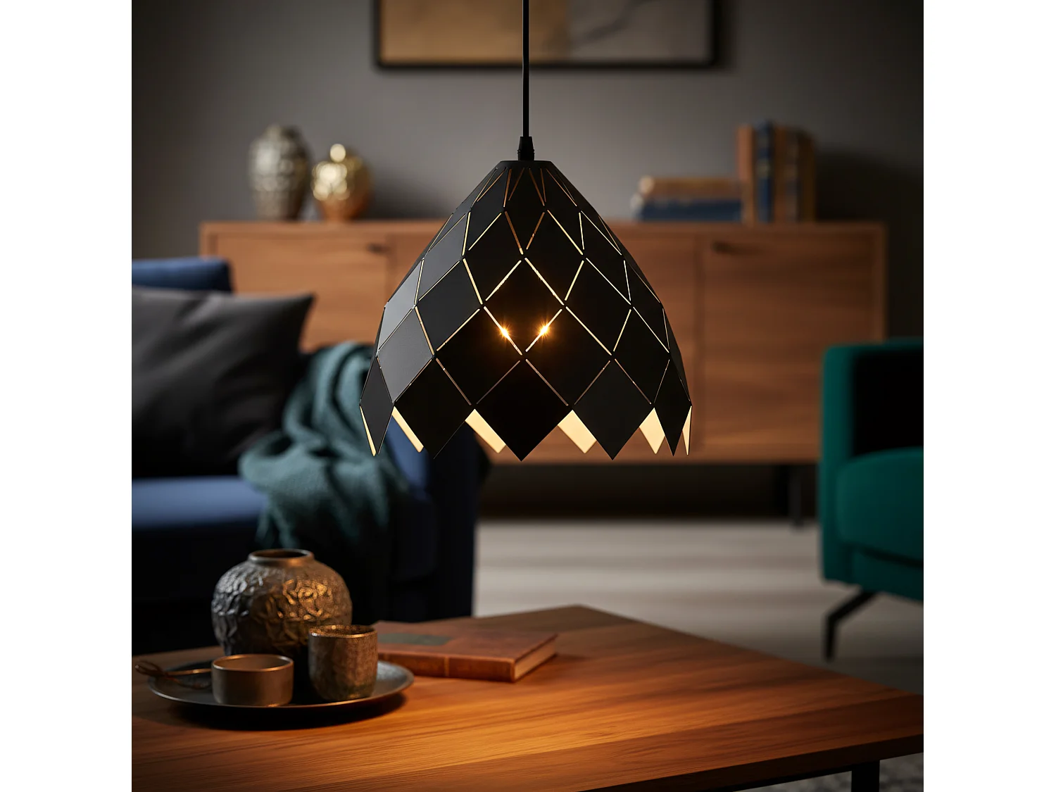 Lampe Suspendue Toolight App338-1Cp Black