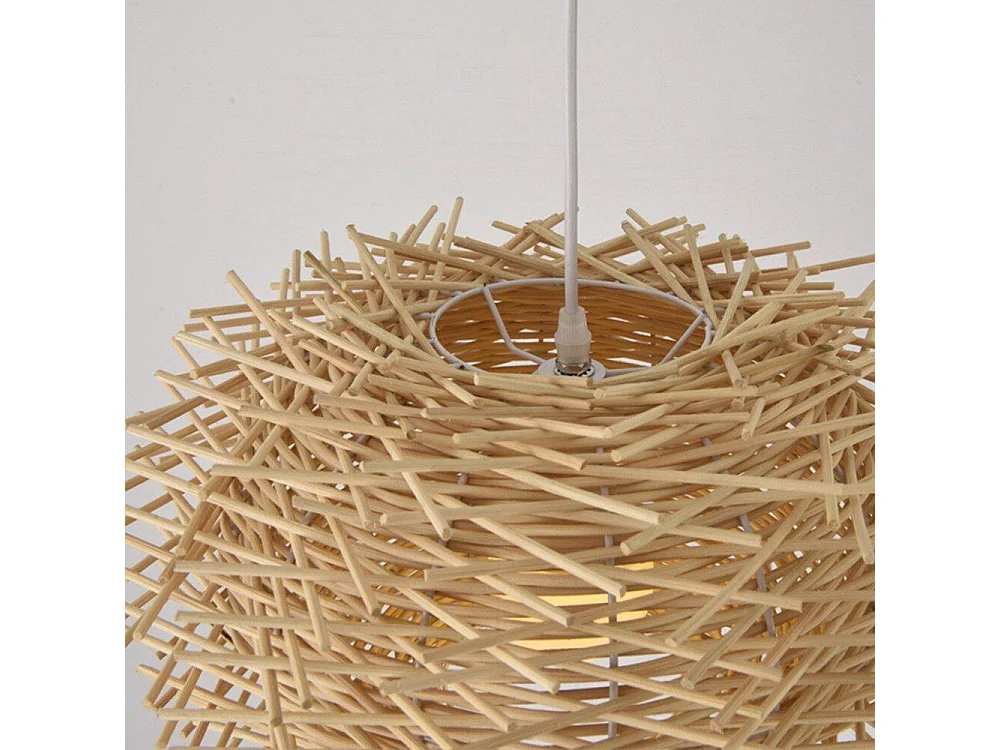 Lampe Suspendue Toolight App884-1Cp Natural Boho Brown