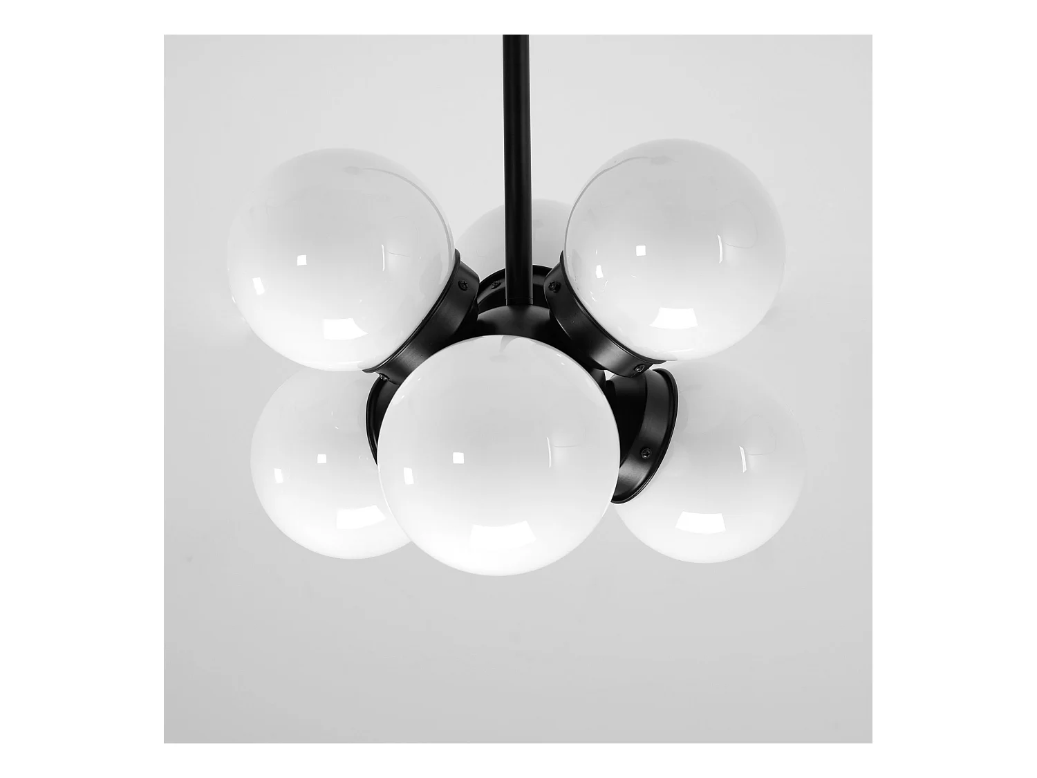 Candeeiro Suspenso Toolight App904-6Cp Loft Black