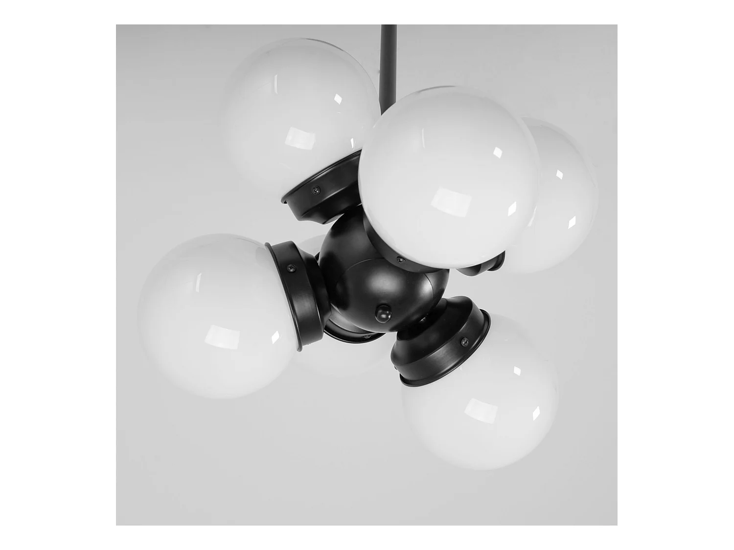 Candeeiro Suspenso Toolight App904-6Cp Loft Black
