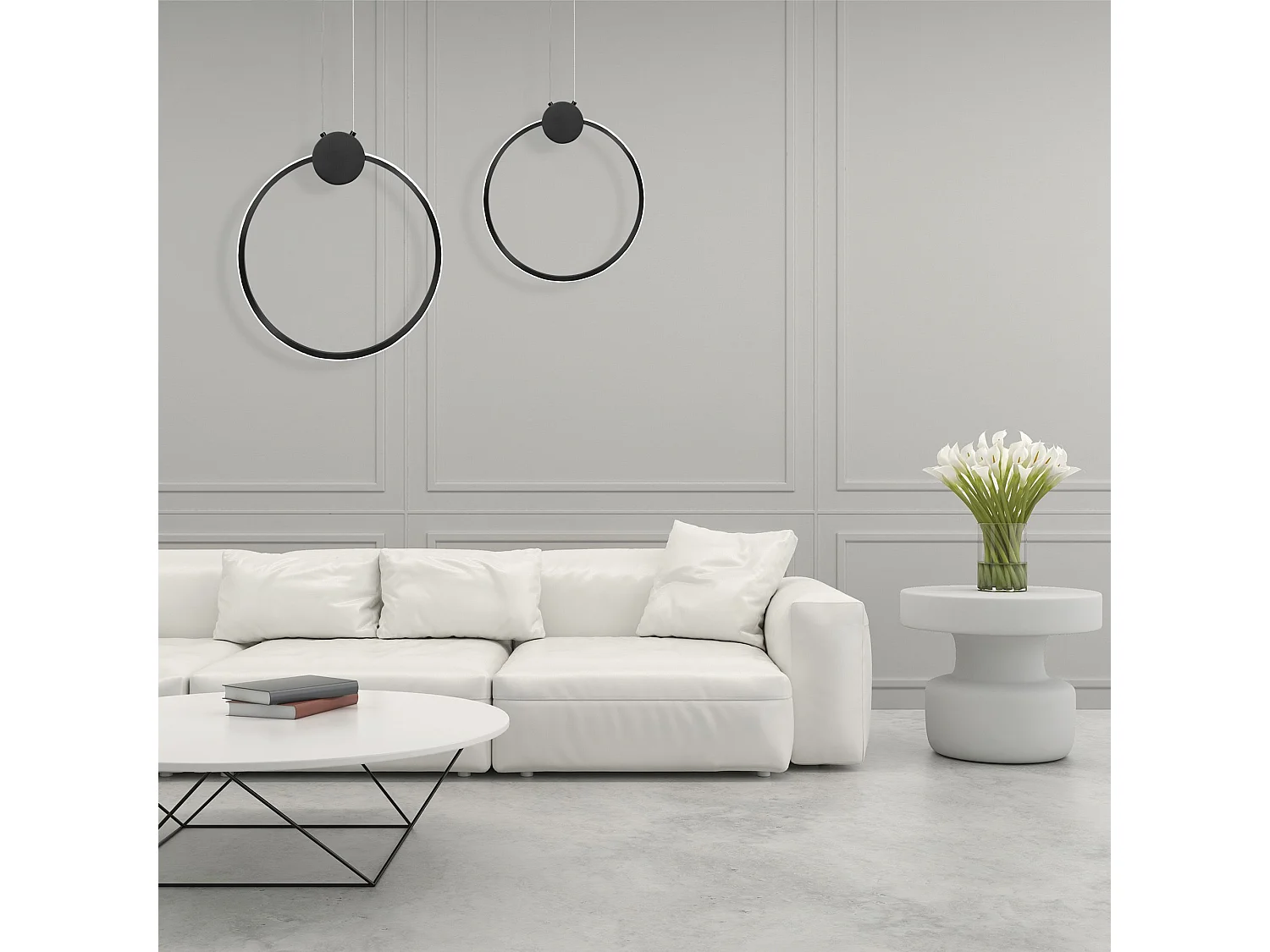 Lampe Suspendue Toolight Led App1395-Cp 40Cm Black