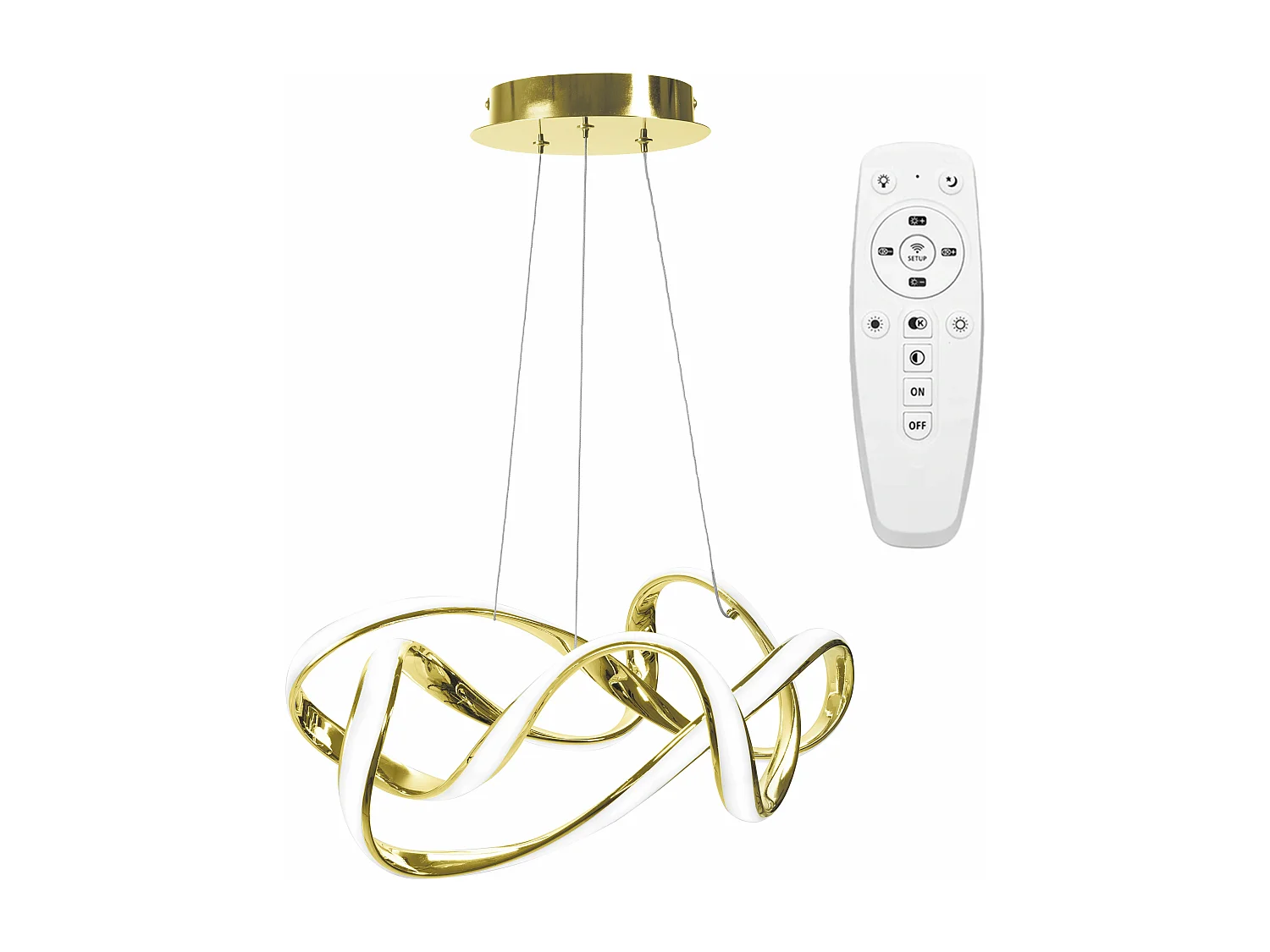 Lámpara Toolight Led App821-Cp Eve Gold