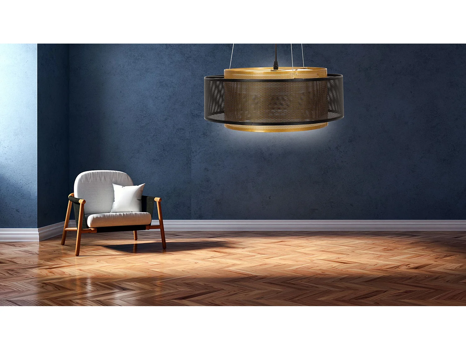 Lampe Suspendue Toolight App1000-Cp Black