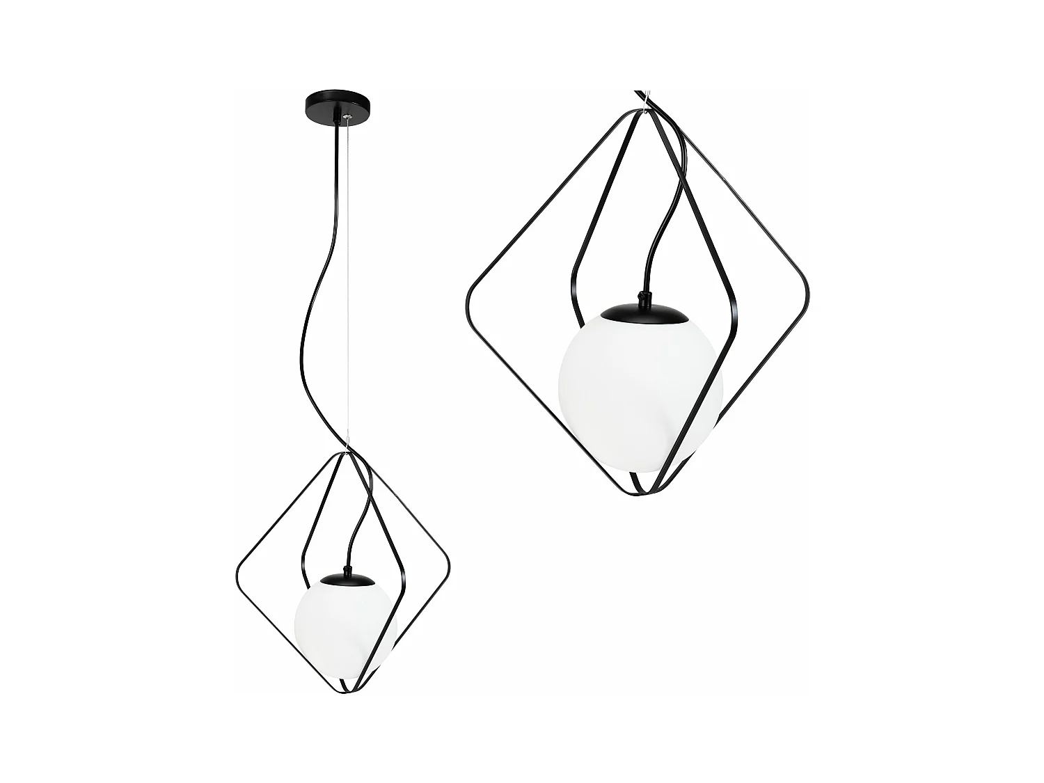 Lampe Suspendue Toolight App1018-1Cp Black