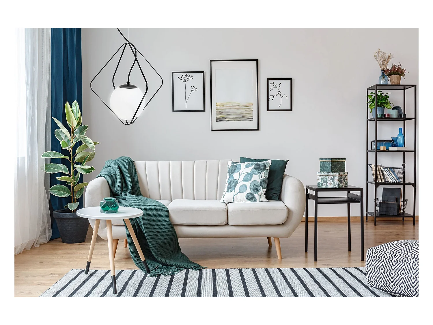 Lampe Suspendue Toolight App1018-1Cp Black