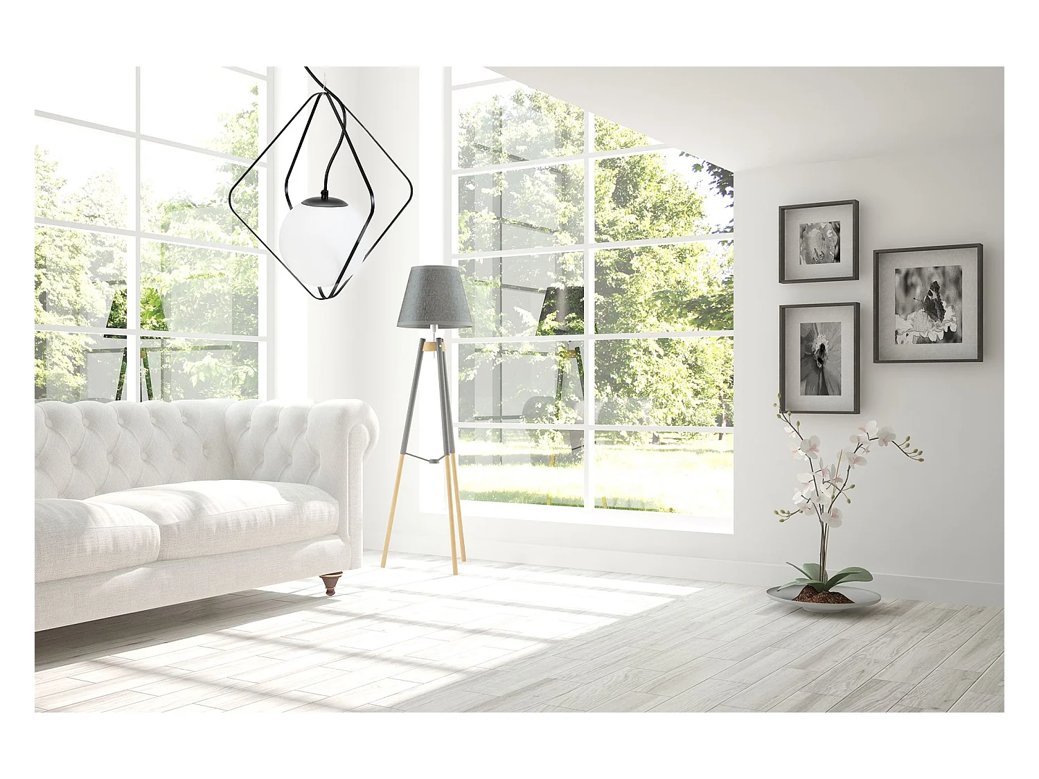 Lampe Suspendue Toolight App1018-1Cp Black