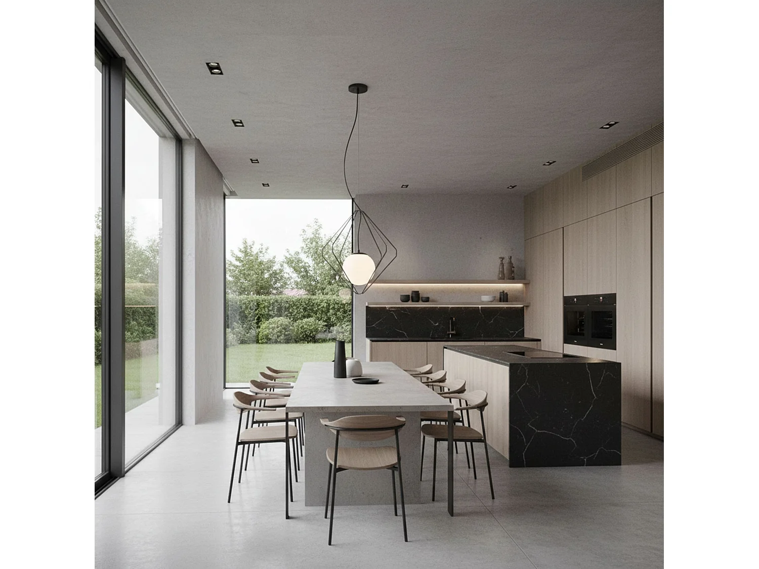 Lampe Suspendue Toolight App1018-1Cp Black