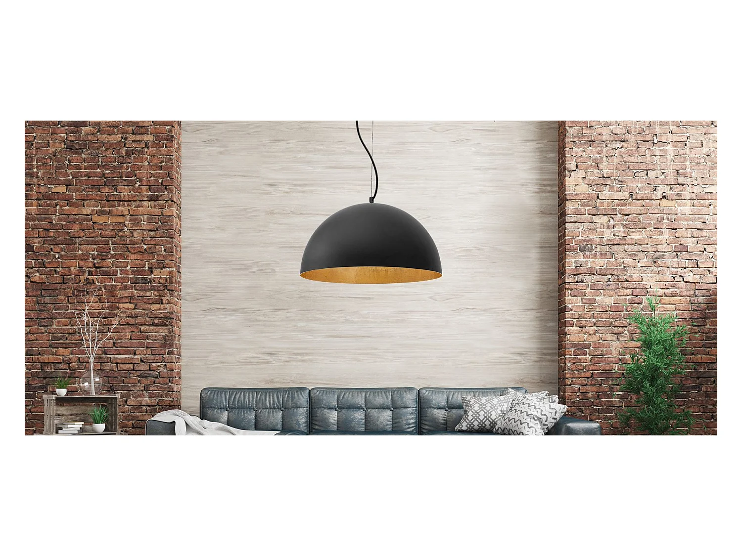 Lampe Suspendue Toolight App379-1Cp Black