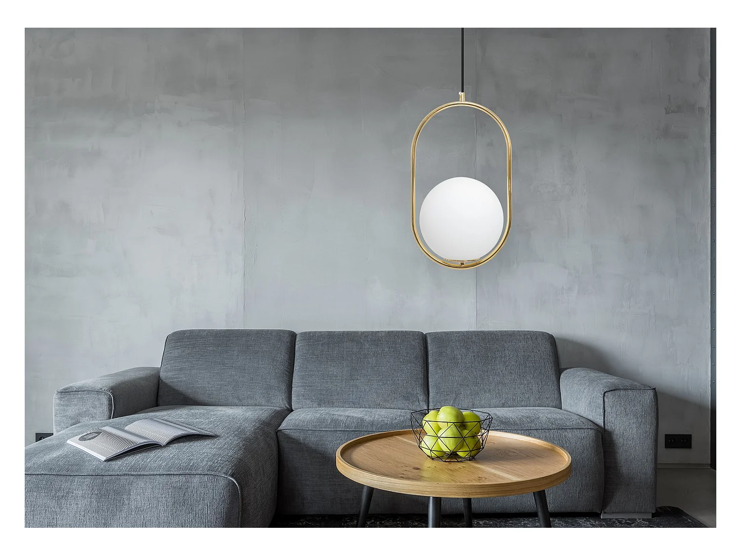 Candeeiro Suspenso Toolight App473-1Cp Gold