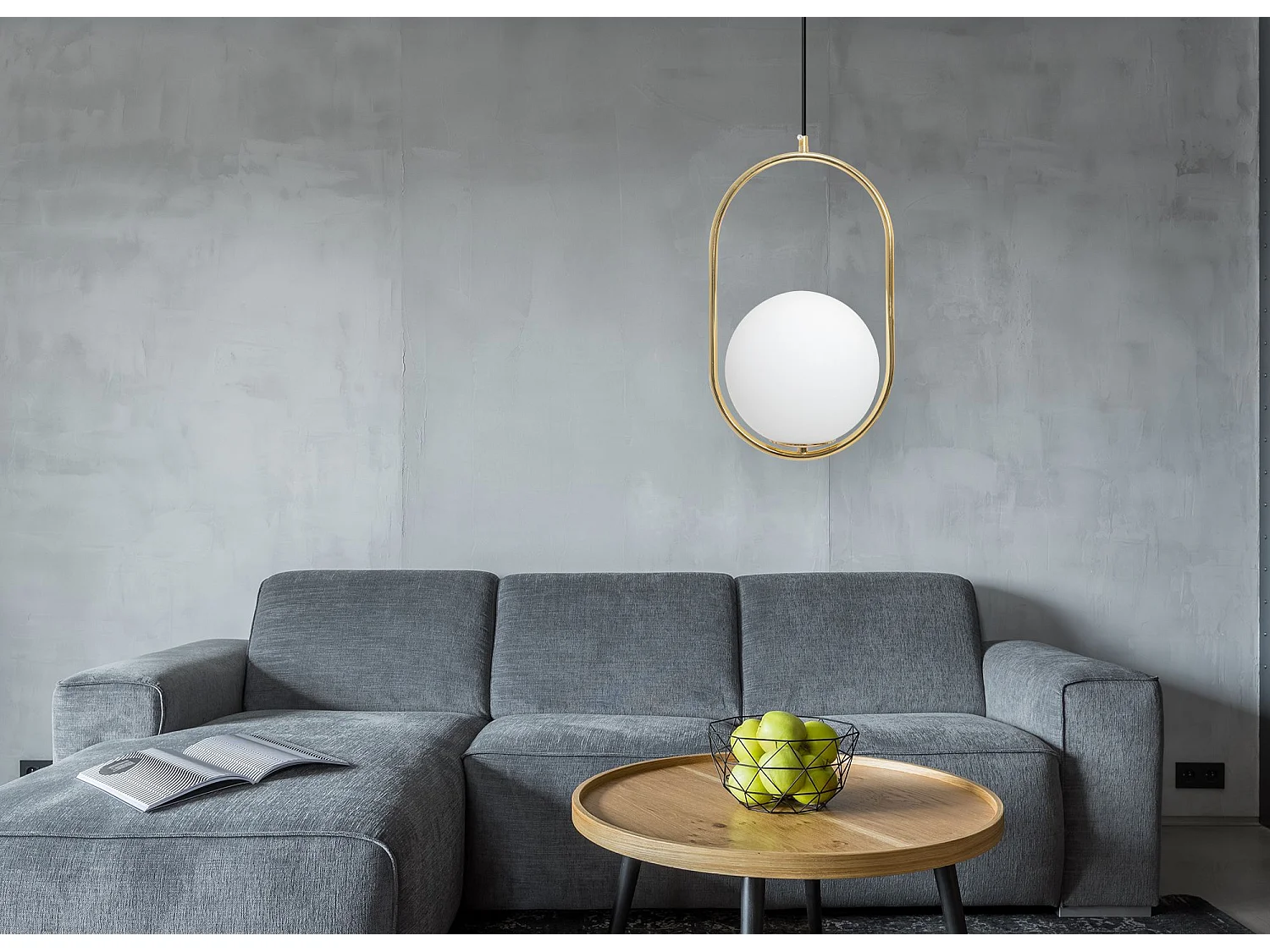 Lampe Suspendue Toolight App473-1Cp Gold