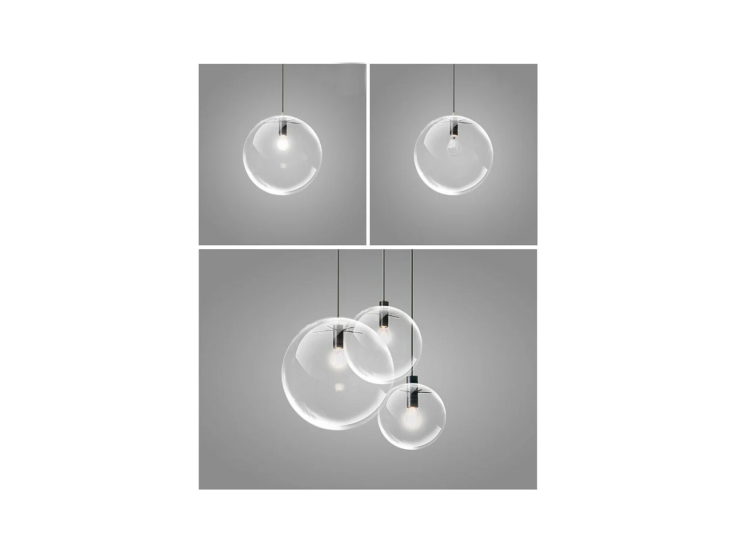 Lampe Suspendue Toolight App308-1Cp Lassi 30Cm Black