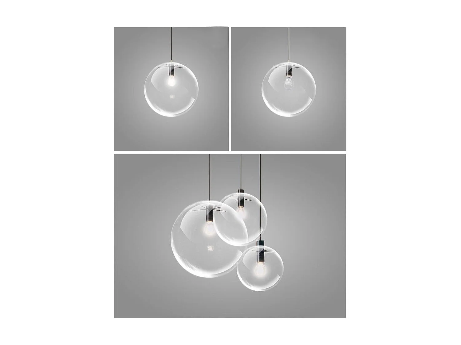 Toolight APP308-1CP LASSI hængelampe sort 30X30X30CM