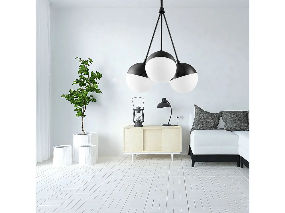 Lampe Suspendue Toolight App687-3Cp Black