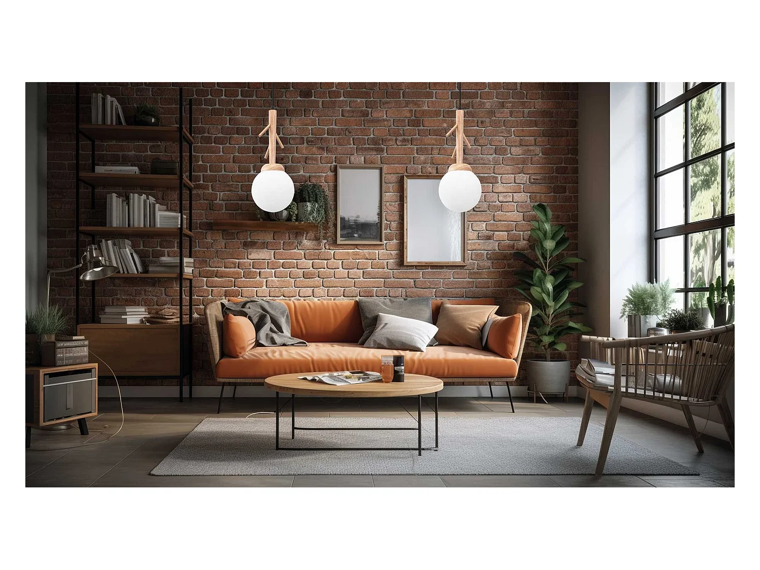 Lámpara Toolight App1422-1Cp Brown