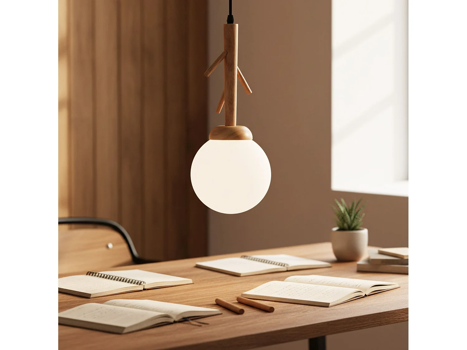 Toolight pendant ceiling lamp APP1422-1CP Brown