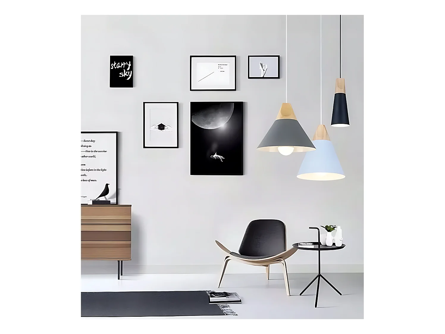 Lampe Suspendue Toolight App060-1Cp Scandi C Black