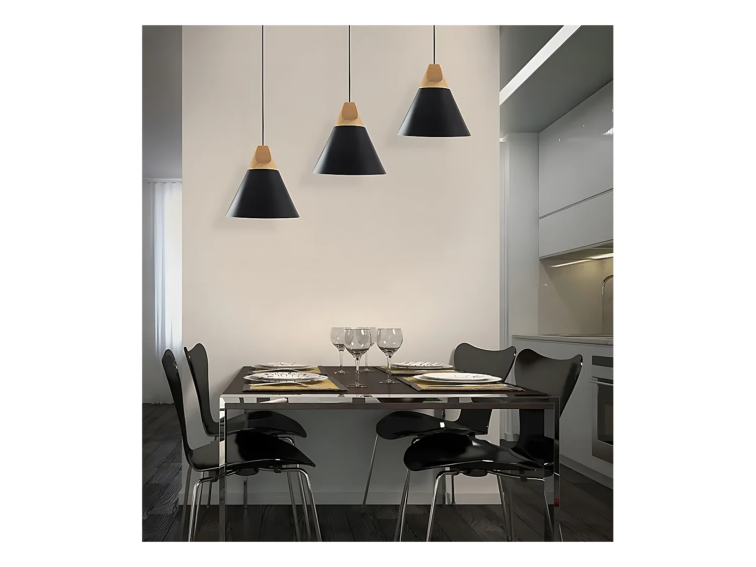 Lampe Suspendue Toolight App060-1Cp Scandi C Black