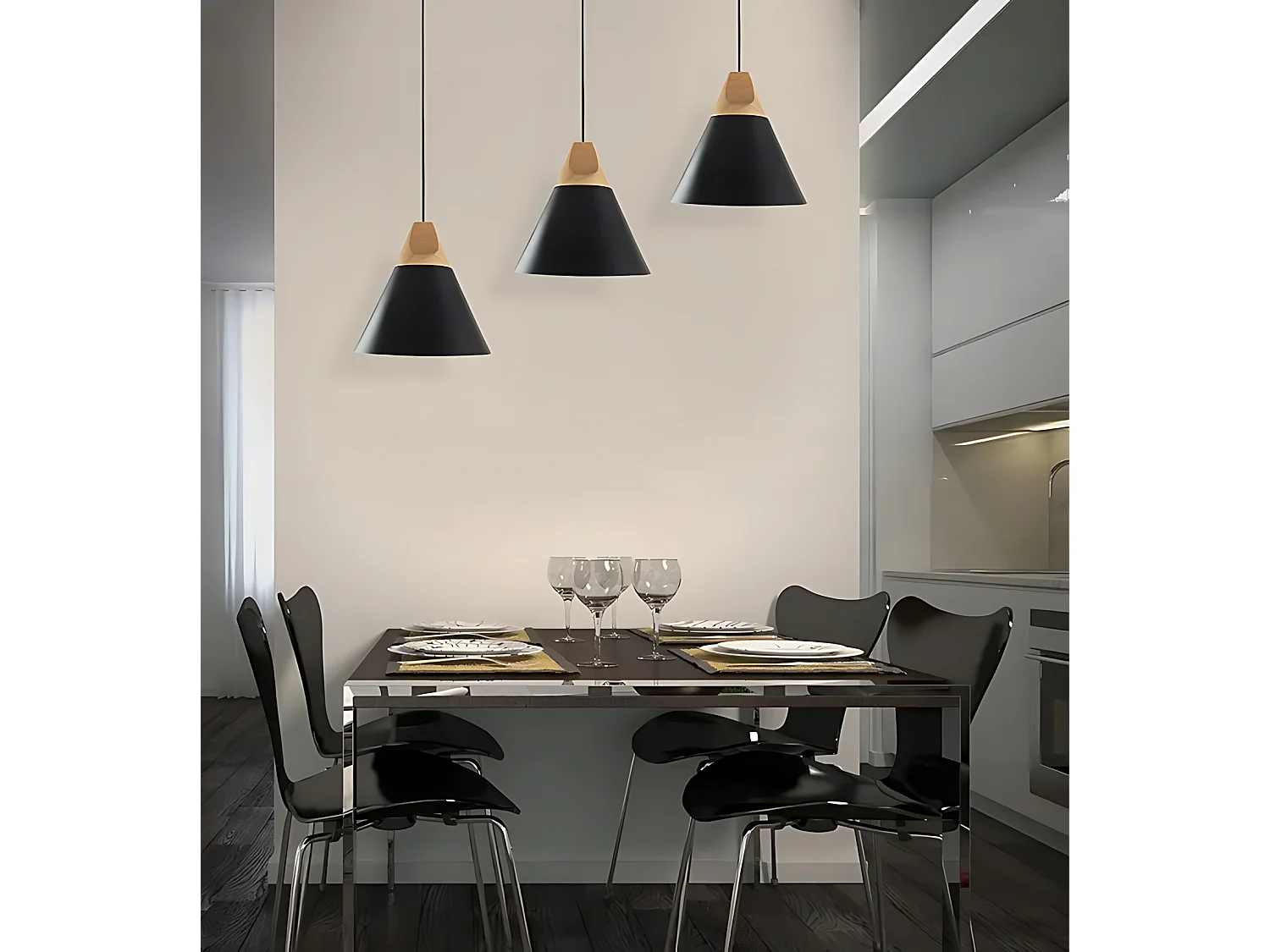 Lampe Suspendue Toolight App060-1Cp Scandi C Black