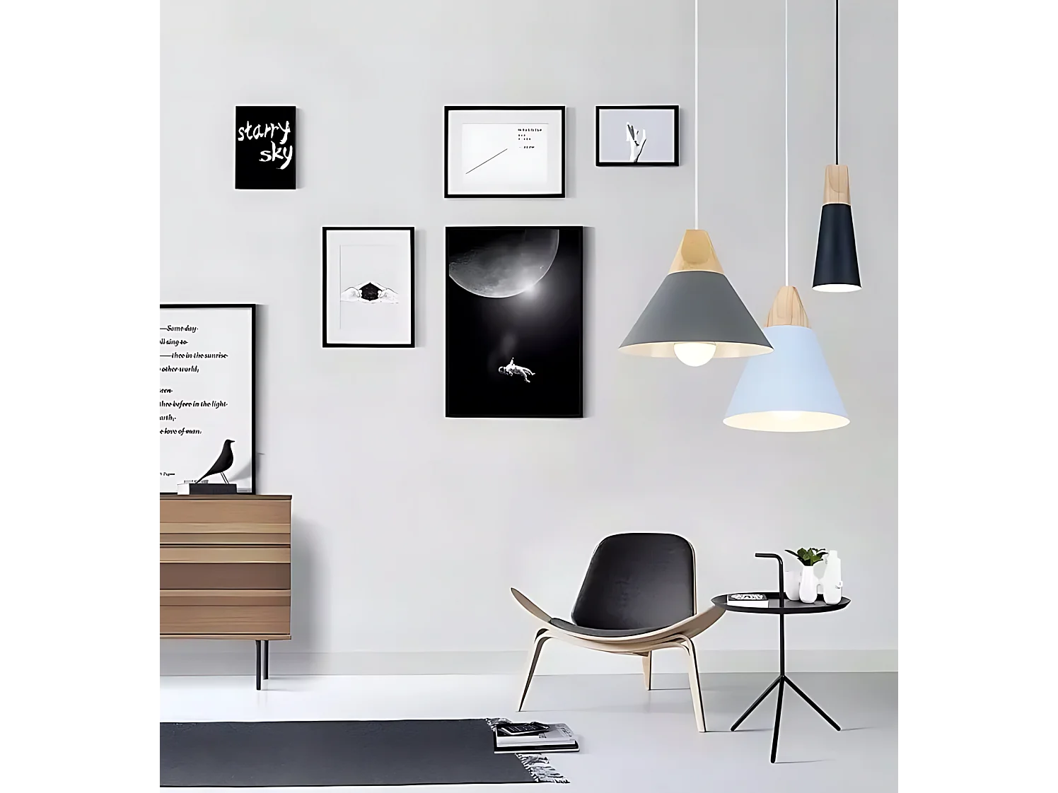 Lampe Suspendue Toolight App060-1Cp Scandi C Black